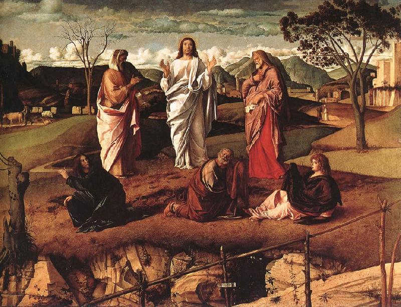 BELLINI, Giovanni Transfiguration of Christ fdr Germany oil painting art